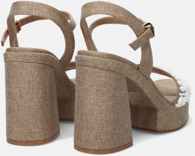 Jeannot Beige Sandalen Urban Collectie Beige Dames