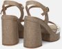 Jeannot Beige Sandalen Urban Collectie Beige Dames - Thumbnail 4