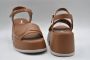 Jeannot Bruin Leren Vetersandalen - Thumbnail 2