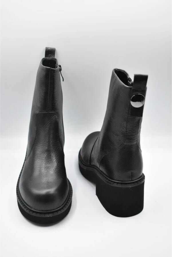 Jeannot Elegante Nero Capra Veterschoenen