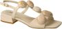 Jeannot Flat Sandals Beige Dames - Thumbnail 2