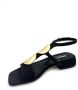 Jeannot Flat Sandals Black Dames - Thumbnail 2