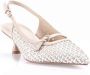 Jeannot Geweven Nude Slingback Hakken - Thumbnail 2
