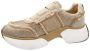 Jeannot Glinsterende Sand Sneaker met Micro Strass - Thumbnail 2