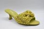 Jeannot Heeled Mules Green Dames - Thumbnail 2