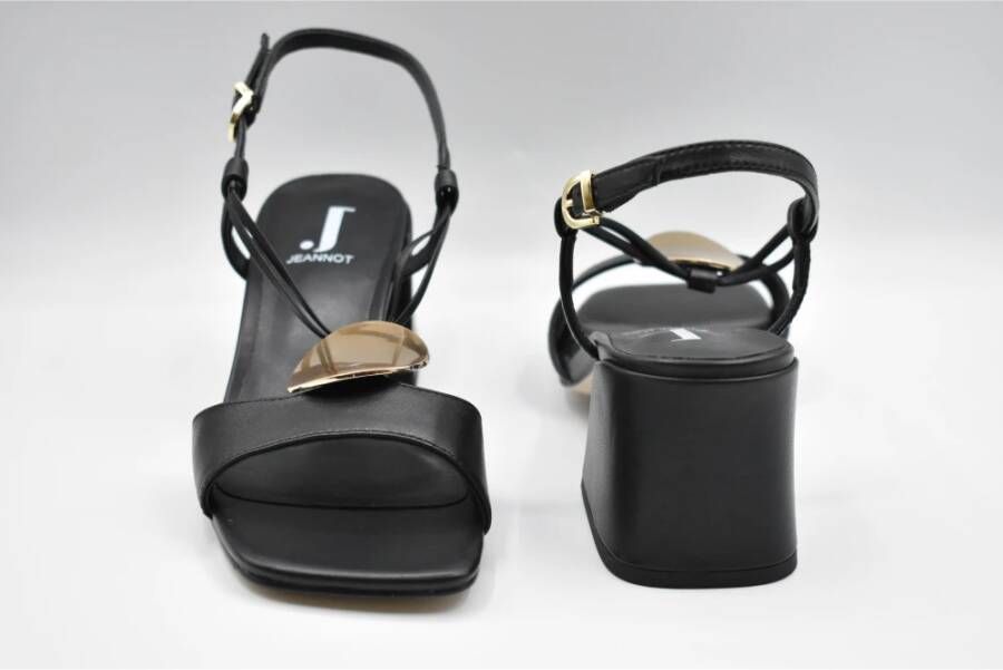 Jeannot High Heel Sandals Black Dames