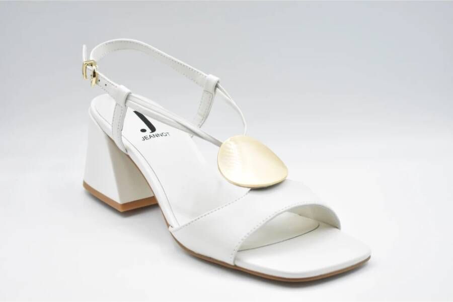 Jeannot High Heel Sandals White Dames