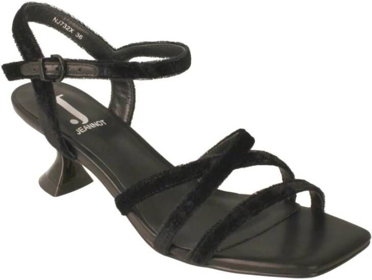 Jeannot Hoge hiel sandalen Zwart Dames