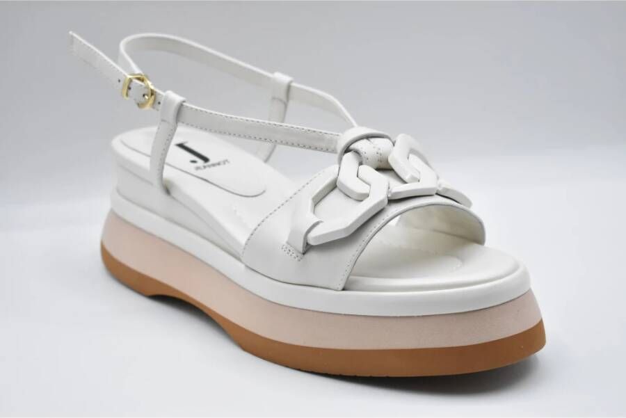 Jeannot Laced Shoes White Dames