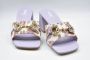 Jeannot Lilac Luipaardprint Platte Schoenen Purple Dames - Thumbnail 4