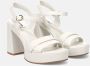 Jeannot Witte Geometrische Sandalen White Dames - Thumbnail 2