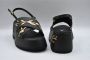 Jeannot Zwarte Kant Sandalen Elegant Stijlvol Ontwerp - Thumbnail 2