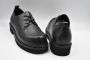 Jeannot Zwarte Leren Veterschoenen - Thumbnail 2