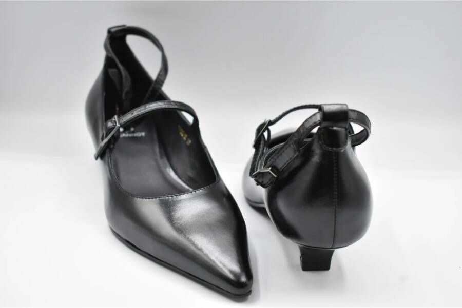 Jeannot Zwarte Veterschoenen voor Mannen