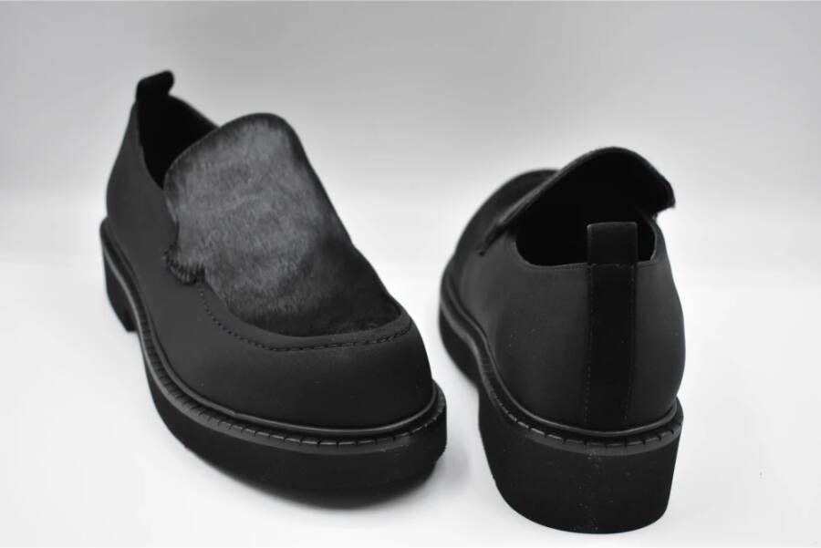 Jeannot Zwarte Veterschoenen voor Vrouwen