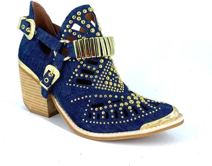 Jeffrey Campbell Blauwe Calhoun Stijlvolle Modieuze Schoenen