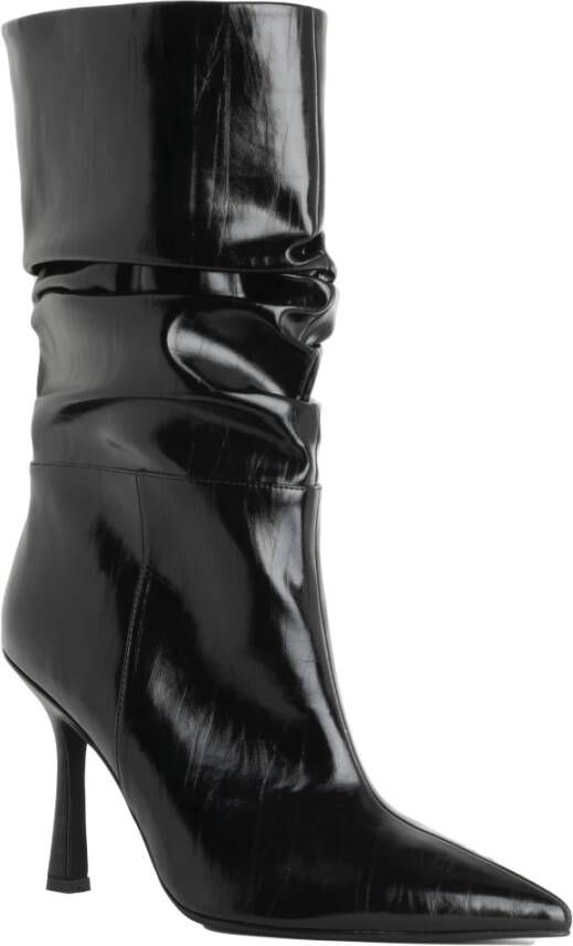 Jeffrey Campbell Klassieke zwarte hoge hak laarzen Zwart Dames