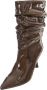 Jeffrey Campbell Bruine Hoge Profiel Stiletto Laarzen Brown Dames - Thumbnail 2