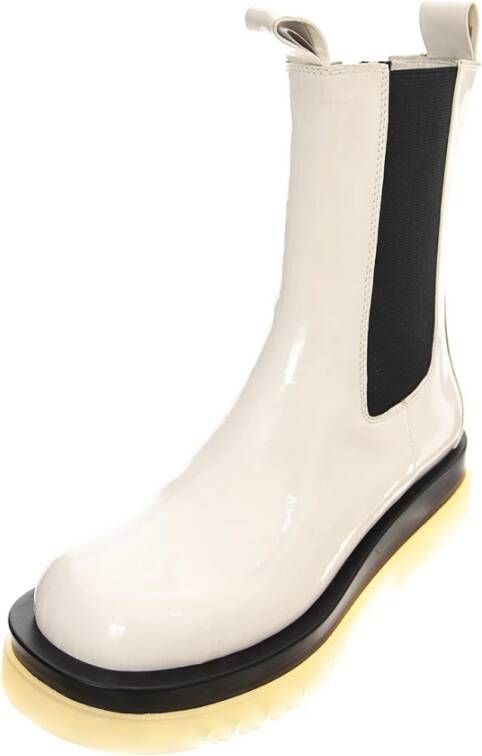 Jeffrey Campbell Enkellaarsjes Lente Zomer Multicolor Leer White Dames