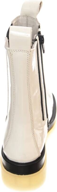 Jeffrey Campbell Enkellaarsjes Lente Zomer Multicolor Leer White Dames