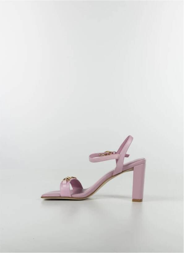 Jeffrey Campbell Verhoog je stijl met echte leren hoge hak sandalen Roze Dames
