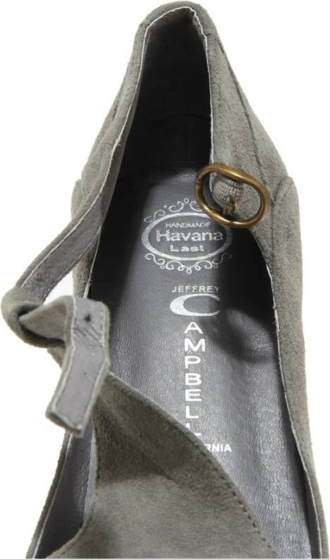 Jeffrey Campbell Houten Hak Sandalen in Vintage Stijl