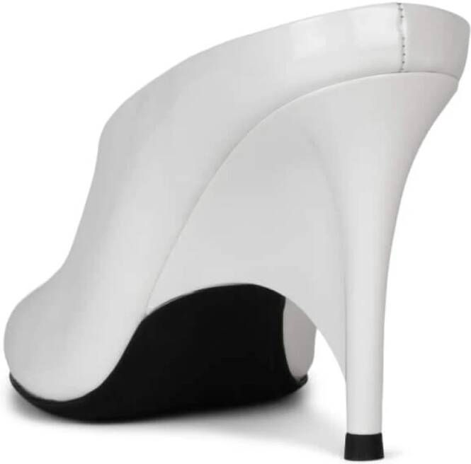 Jeffrey Campbell Mules White Dames