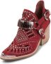 Jeffrey Campbell Rode Calhoun-4 Stijlvolle Modieuze Schoenen - Thumbnail 2