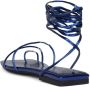 Jeffrey Campbell Blu Primma Platte Sandalen Blauw Dames - Thumbnail 5