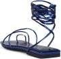 Jeffrey Campbell Blu Primma Platte Sandalen Blauw Dames - Thumbnail 4