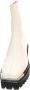 Jeffrey Campbell Witte leren enkellaarzen met middelhoge schacht White Dames - Thumbnail 3