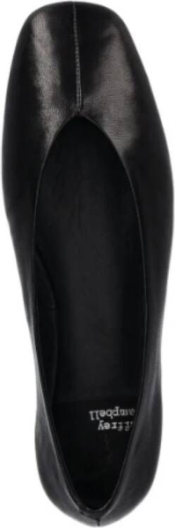Jeffrey Campbell Zwarte platte schoenen Elegant stijl
