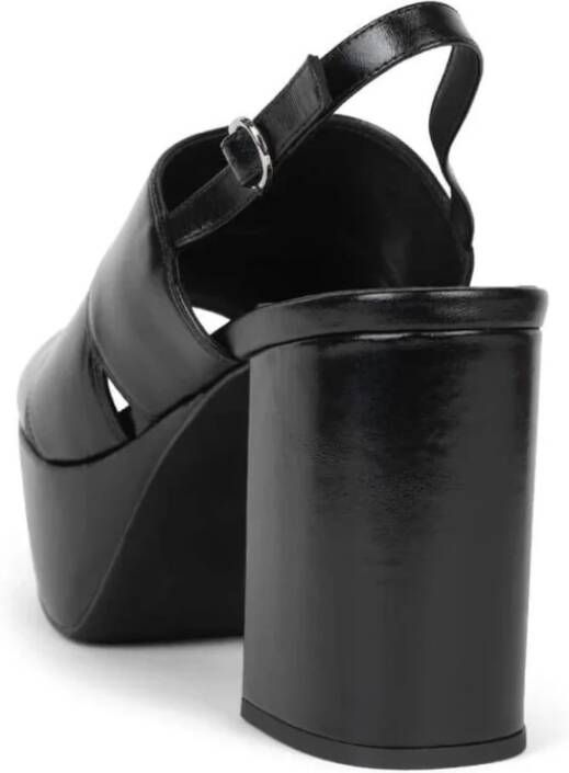 Jeffrey Campbell Zwarte Sandalen voor Vrouwen