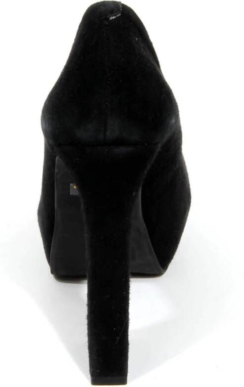Jeffrey Campbell Zwarte suède pumps met hoge hak