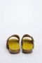 Jejia Kameel Leren Klomp Platte Schoenen Brown Dames - Thumbnail 4