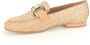 Jhay Beige Raffia Moccasin + Gar. Beige Dames - Thumbnail 3