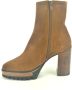 Jhay Cognac Suède Laars Dz.+Dh 8cm Bruin Dames - Thumbnail 3