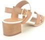 Jhay L.Blauw-Camel-Wit O. DH. 3cm Multicolor Dames - Thumbnail 2