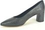 Jhay Zwart croco Pump Black Dames - Thumbnail 3