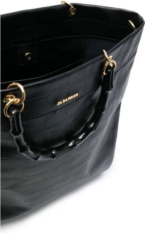 Jil Sander Bamboo Shopper Medium Tas
