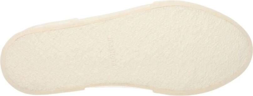 Jil Sander Beige Stoffen Sneakers Sporty Glam