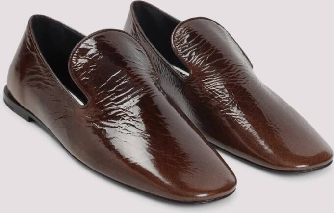 Jil Sander Bruine Loafer Schoenen voor Vrouwen