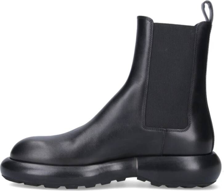 Jil Sander Zwarte Chelsea Boots voor Heren Zwart Heren