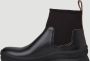 Jil Sander Minimalistische luxe Chelsea-laarzen Zwart Heren - Thumbnail 3