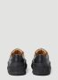 Jil Sander Zwarte Leren Lage Sneakers voor Heren Black Heren - Thumbnail 5