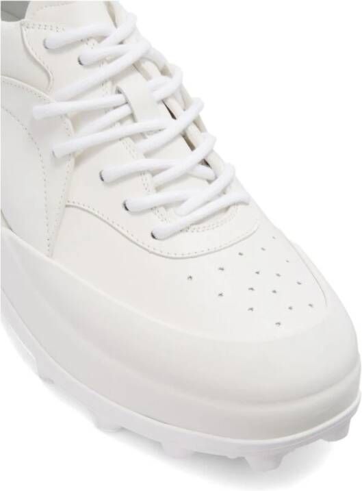 Jil Sander Chunky Leren Sneakers White Heren