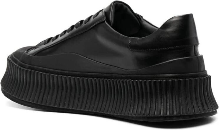 Jil Sander Elegante Zwarte Damessneakers Black Dames