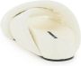 Jil Sander Geweven Criss Cross Leren Slides White Dames - Thumbnail 5