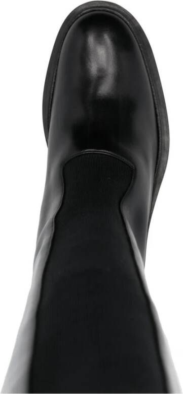 Jil Sander Zwarte elegante hoge laarzen voor vrouwen Black Dames