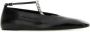 Jil Sander Leren Ballet Flats met Kristaldetail Black Dames - Thumbnail 20